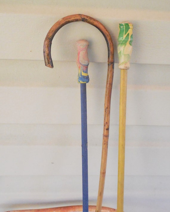 Carnival Canes 36 and 35 Vintage Carnival Barker