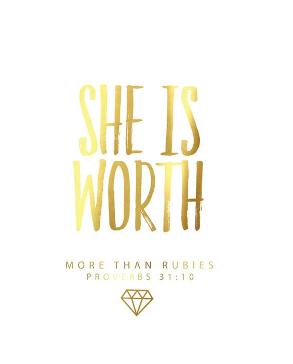 She Is Worth More Than Rubies