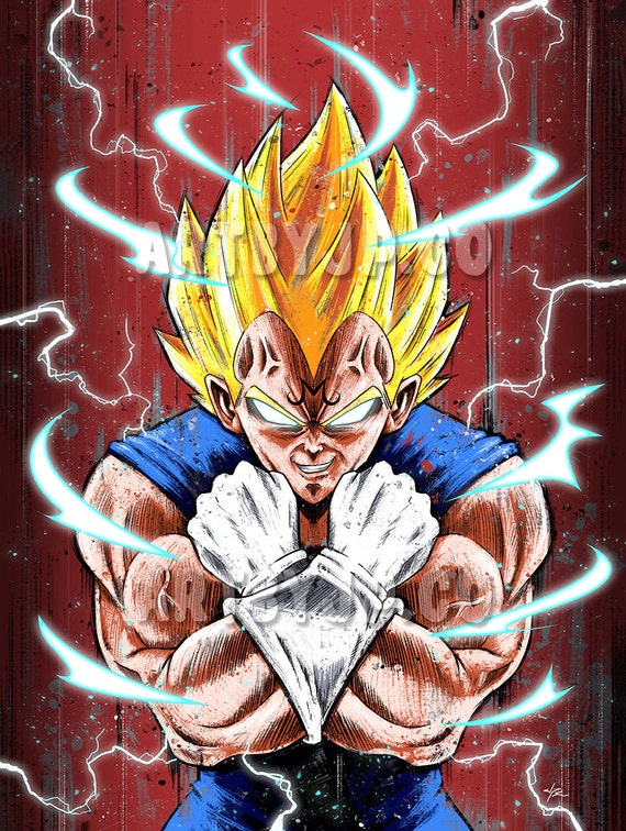 super saiyan majin vegeta