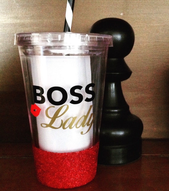 Boss Lady Sparkle Tumbler by GlamGlitters on Etsy