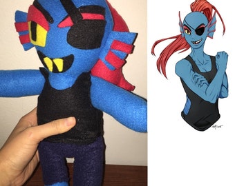 undyne undertale plush