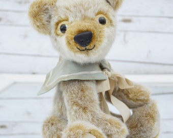 Faux Fur Teddy Bear - handmade artist bear