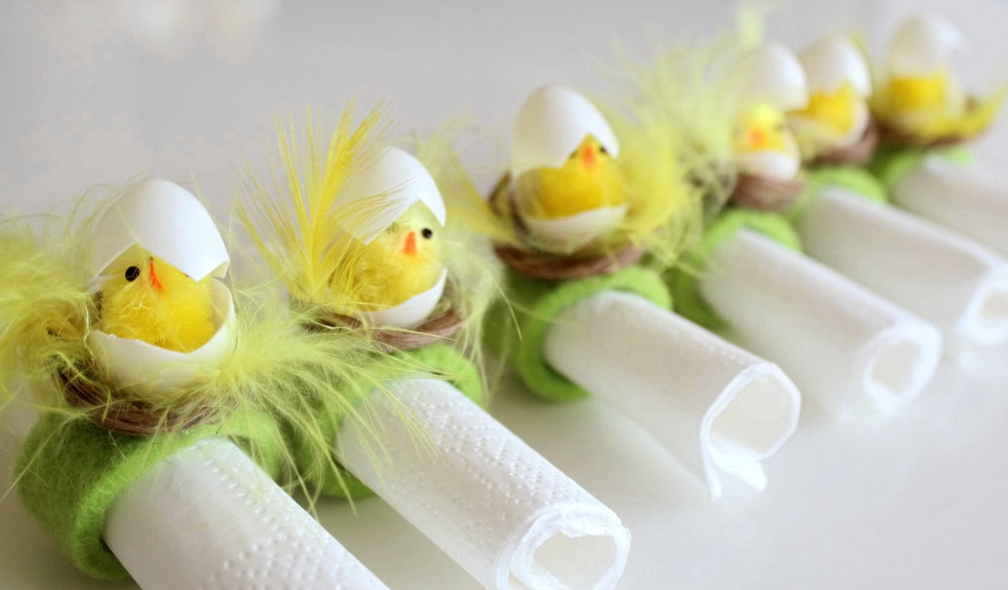 Easter Napkin ring Chicks Napkin Ring Easter Table Decor
