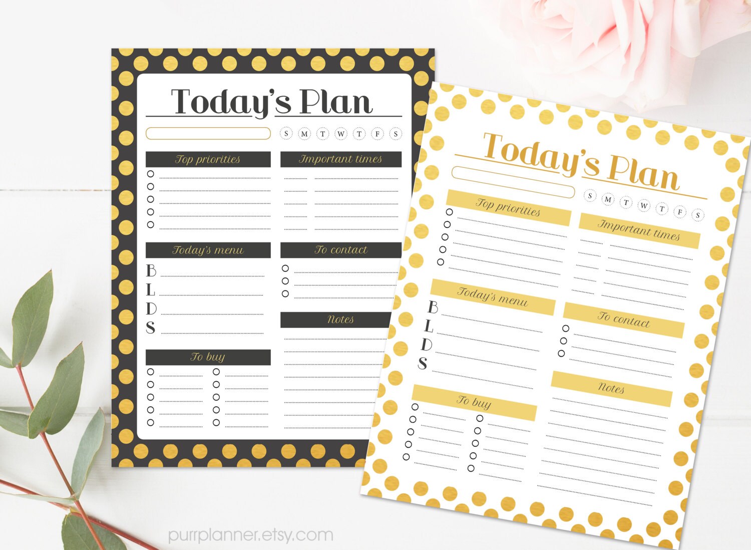 Glam Planner Printable Etsy | printable glam planner pages personalized daily schedule Glam Planner Printable Etsy | printable glam planner pages personalized daily schedule