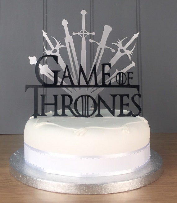Handmade Game  of Thrones  Cake  Topper 