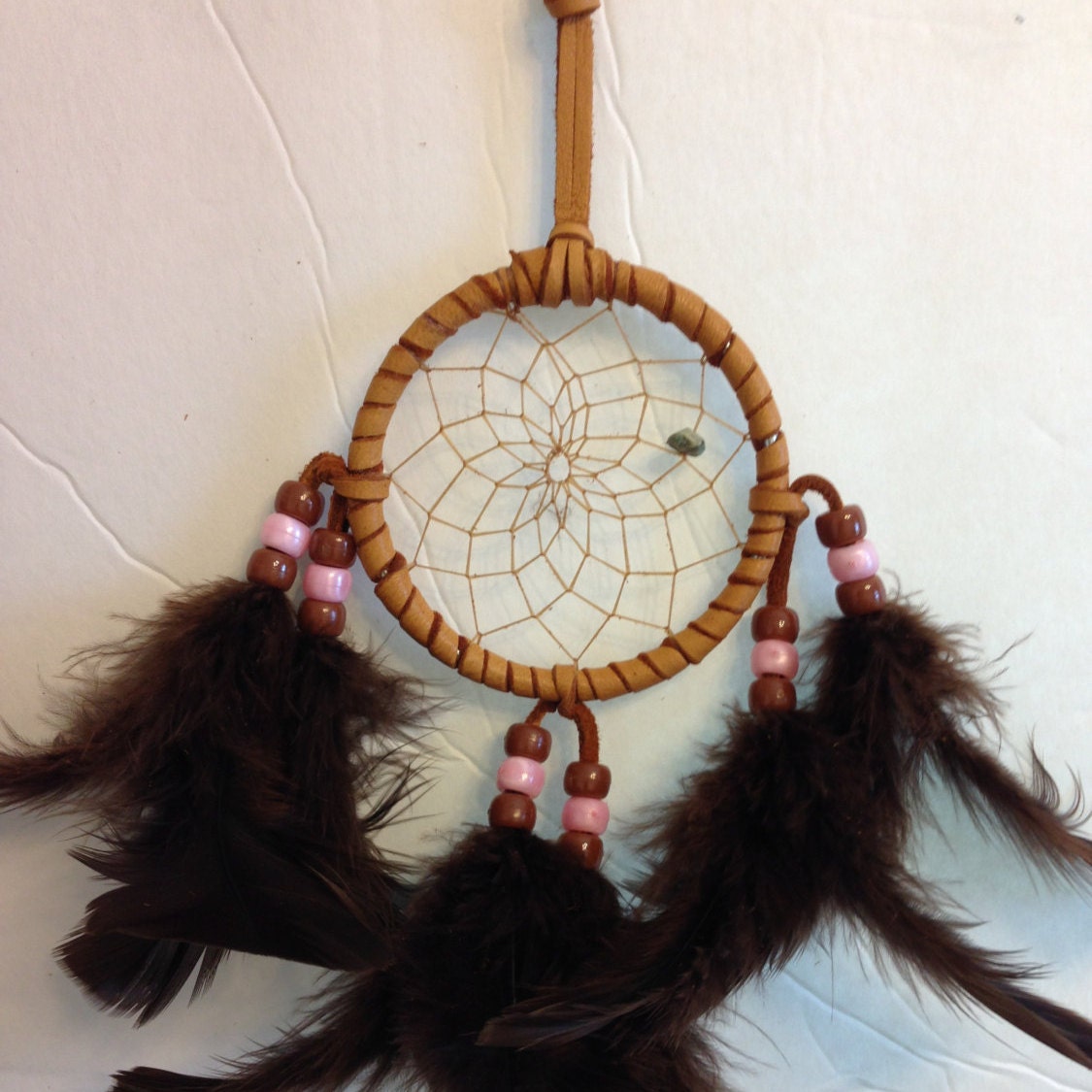 Pink And Brown Cherokee Dream Catcher