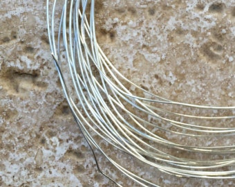 22 Gauge Wire - Solid .925 Sterling Silver Wire, SOFT wire, perfect for wire wrapping. Sold in 10 foot pieces - G876