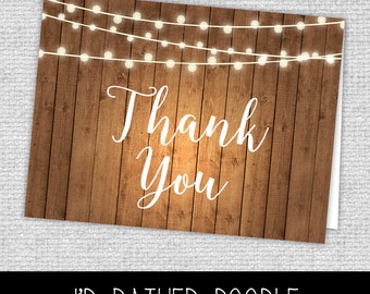 Rustic Thank You Cards Rustic Thank You Cards