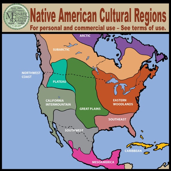 items-similar-to-map-clipart-north-america-native-american-cultural