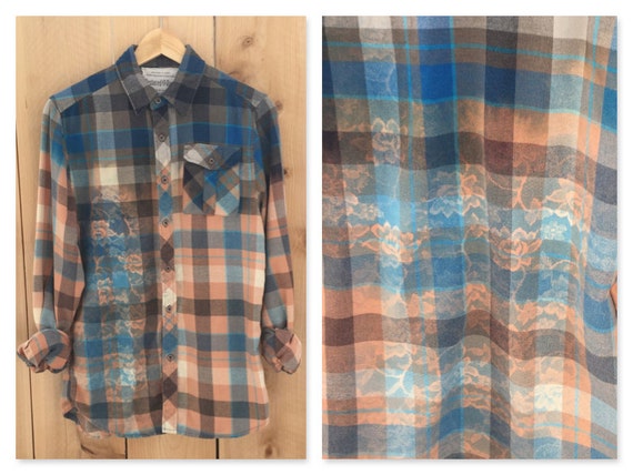 mens pastel plaid shirt