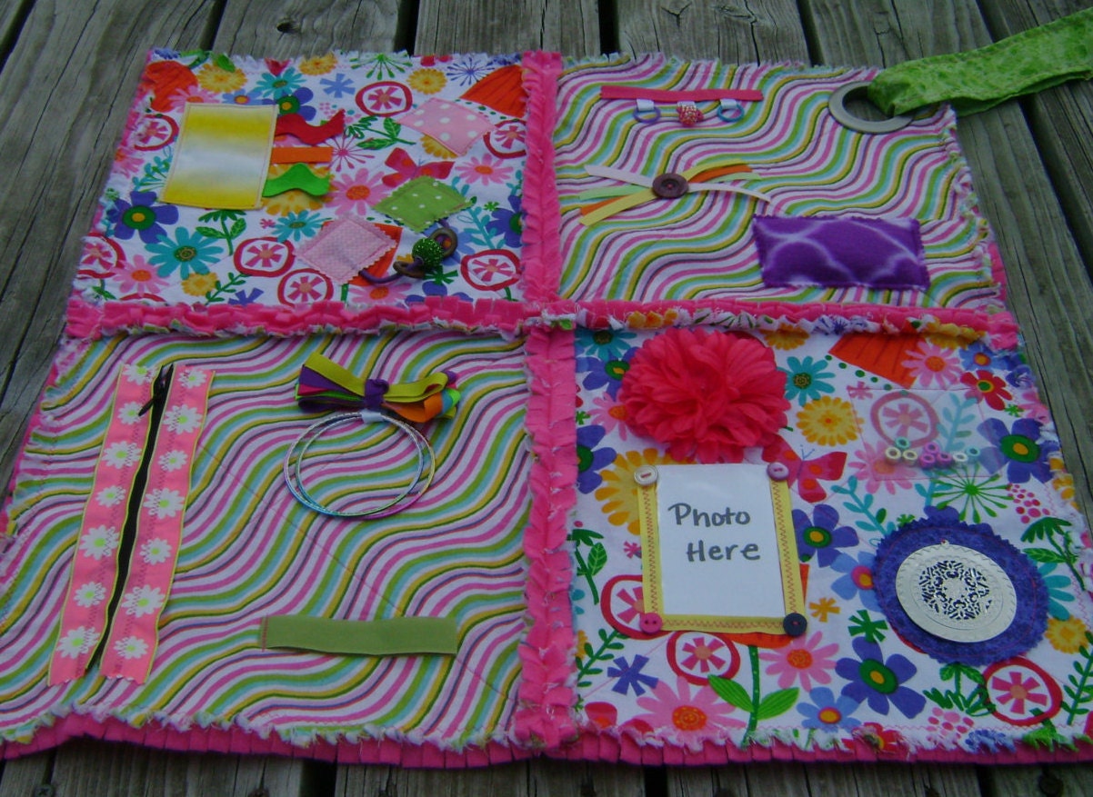 Fidget Quilt for Alzheimer's Dementia Patients Rag