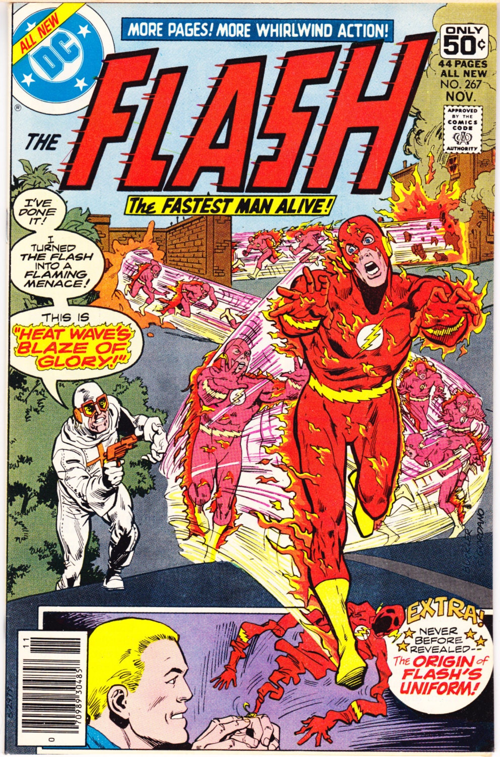 The Flash Superhero 267 Heat Wave comic book Barry Allen TV