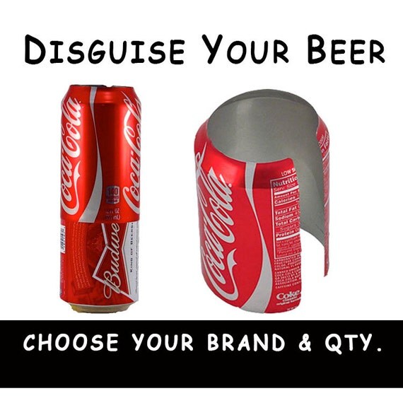 HIDE A BEER Can Covers Disguise koozie Sleeves Wrap Camo Golf Drinking