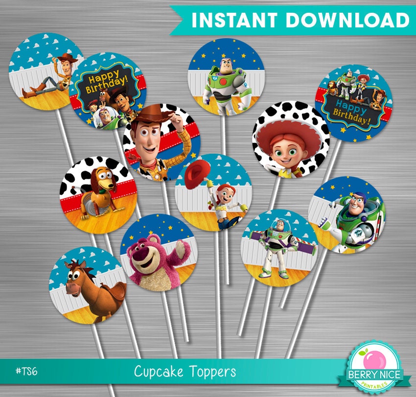 toy story cupcake topper