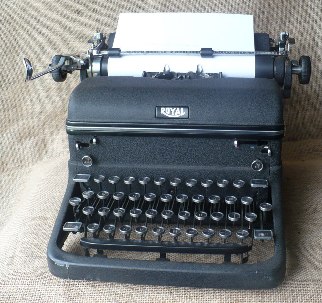 Vintage Royal Typewriter Touch Control Vintage Office