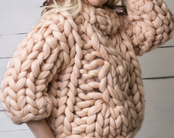 Super Chunky Sweater, Wool Sweater, Knit Sweater, Chunky Sweater, Chunky knits, Knitting, Winter Sweater, Oversize Sweater