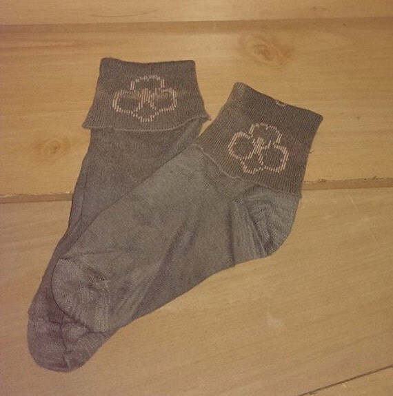 1960's Girl Scout Brownie Socks
