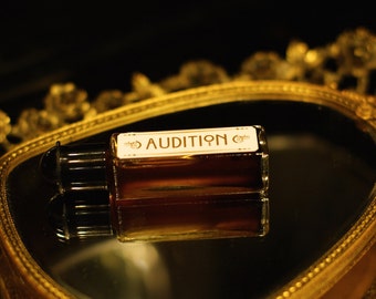 NATURAL perfume oil, AUDITION , botanical fragrance, organic perfume Chocolate, coffee, Tobacco, Antique Patchouli,