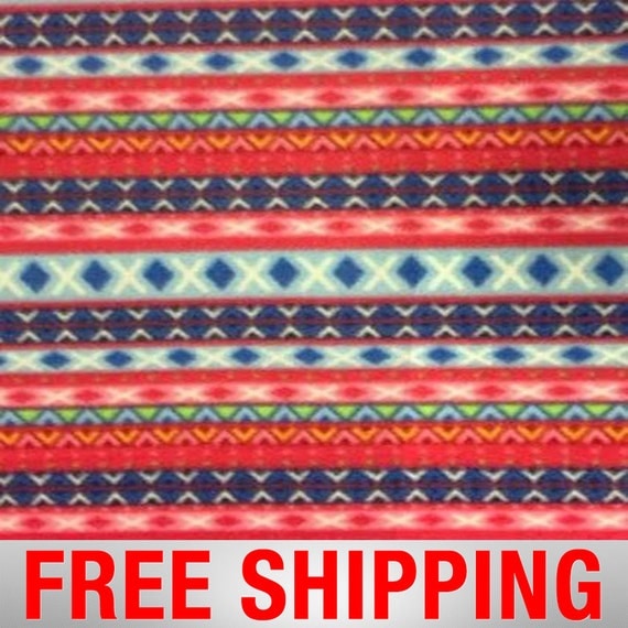 Fleece Fabric Native American Blanket Fabric by