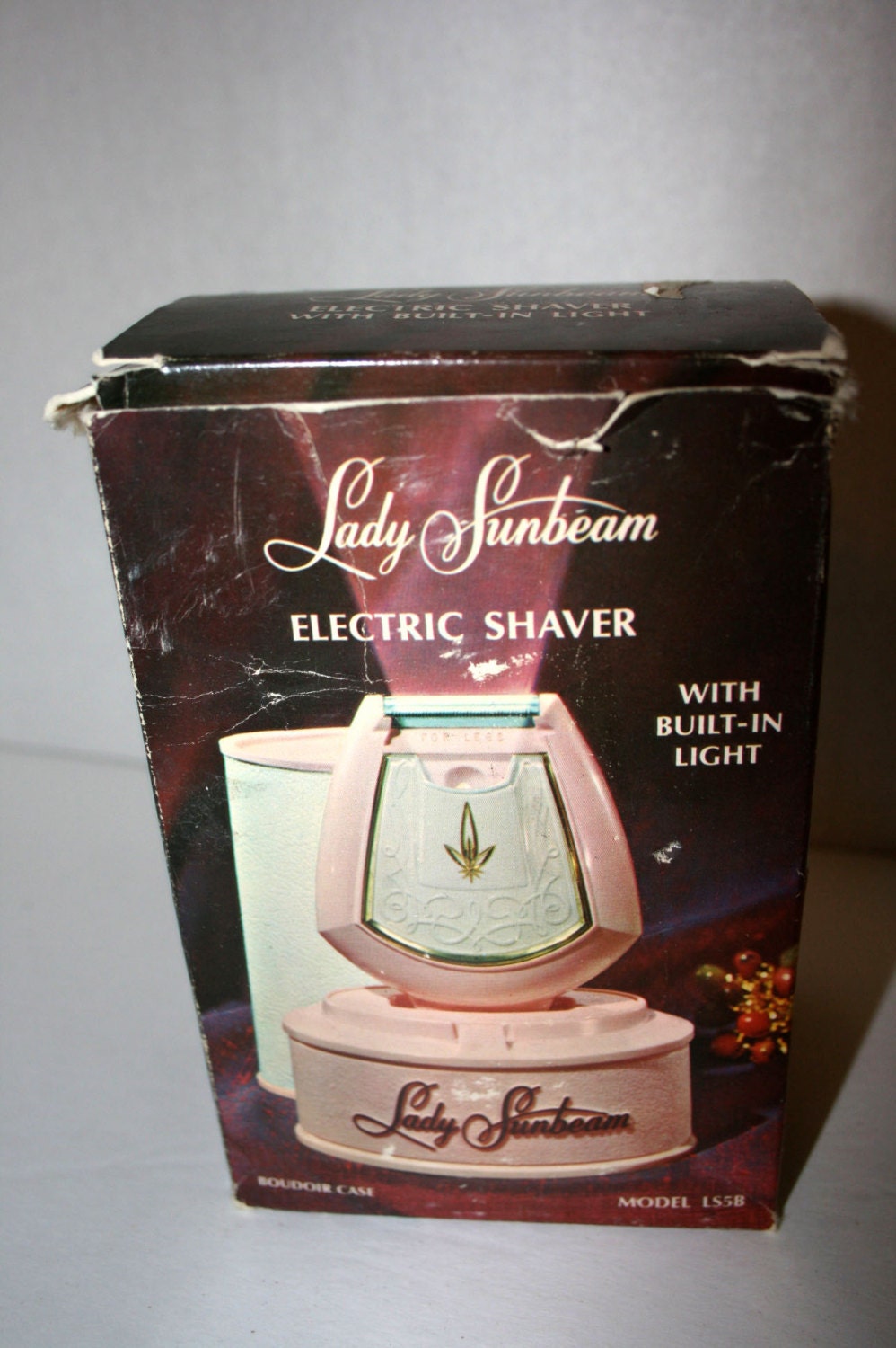 1950s Lady Sunbeam Electric Shaver//Model LS5B With Built in