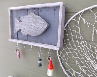 Wood Key Holder Fish Wall Hanging Rack Wood Key Holder Fish Wall Hanging Rack