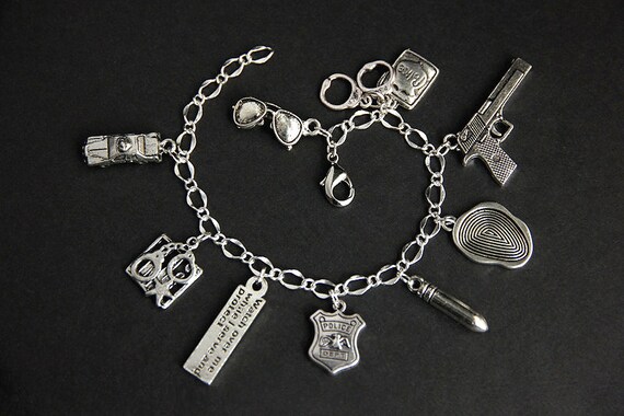 Police Bracelet Law Enforcement Charm Bracelet First   Il 570xN.930859787 7u3x 