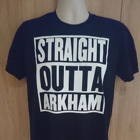 Straight Outta Arkham Tshirt Batman Tshirt Geek T Geek