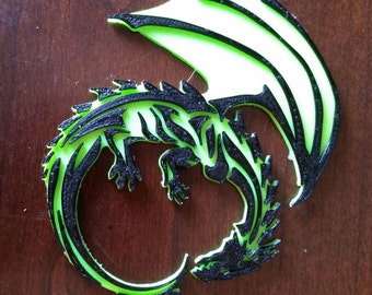 3D Printed Dragon - 2 Color