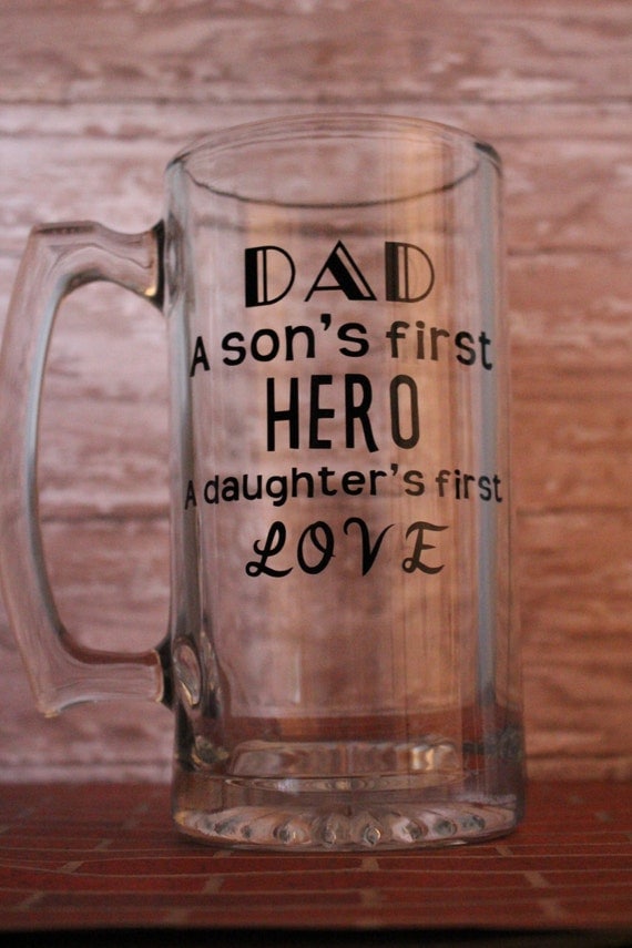 Download Father's Day Beer Mug Dad Beer Mug Glass mug