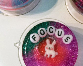 MADE TO ORDER: Weird Bathroom Decor - Focus, Art to Hang in Your Shower, Focus on Your Goal