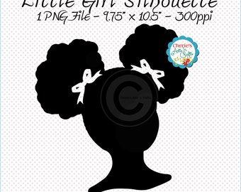 Girl silhouette | Etsy