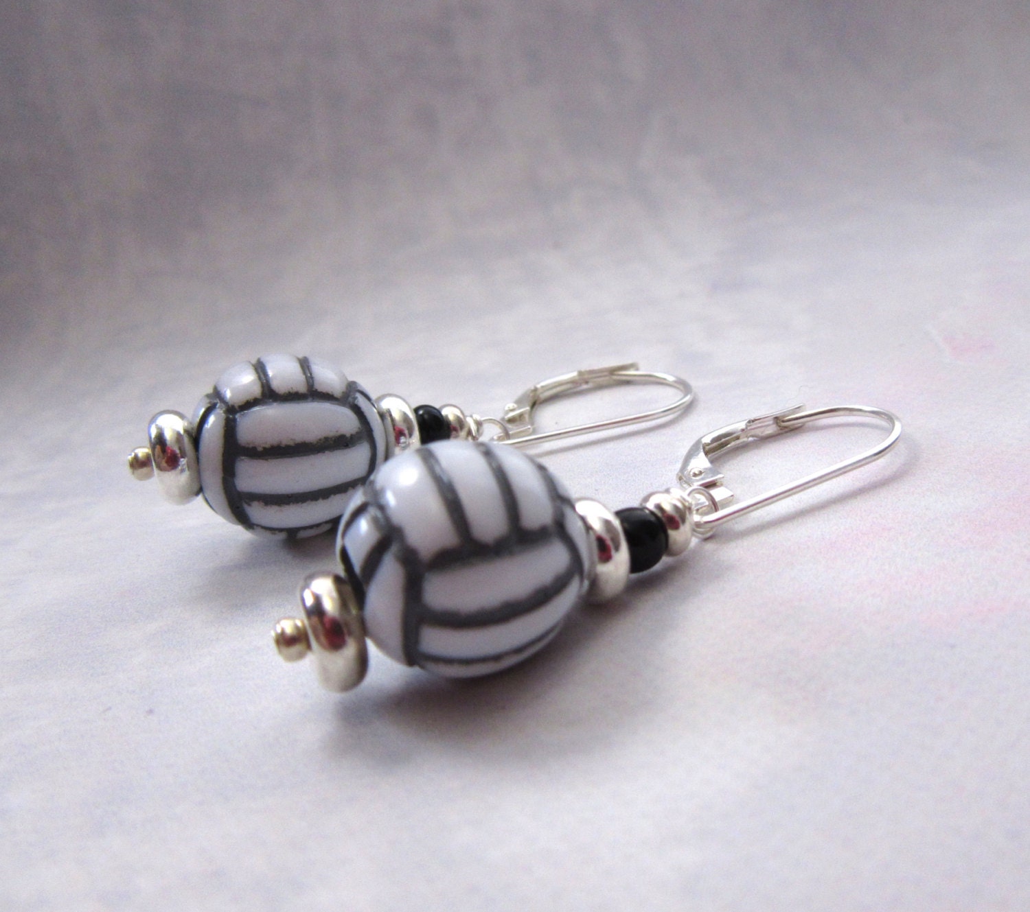 Volleyball earrings volley ball jewelry I will be happy to