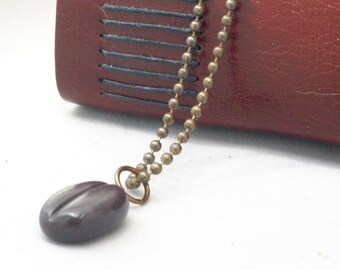 Handmade Coffee Bean Necklace, Cute Teacher Gift for Coffee Lover, Barista Gift, Coffee Geek, Unisex Gift, Java Jewelry, Coffee Bean Jewelry