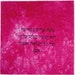 Judaica He Makes Peace on Hot Pink Fabric 8.5 inch Square SALE %40 OFF