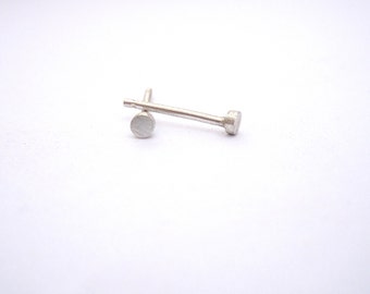 2mm Sterling Silver Stud Earrings cartilage stud gold stud simple silver studs simple studs silver studs Confetti 0139