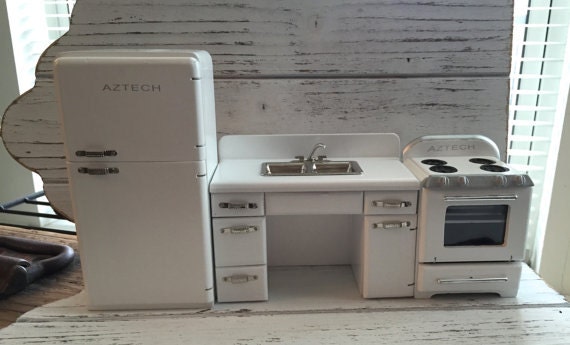 plastic miniature kitchen set