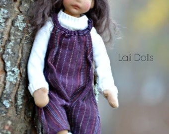 PDF PATTERN Doll Wig Cap Tibetan Lambskin Wig, Kidassia Goat, mohair or fur fabric