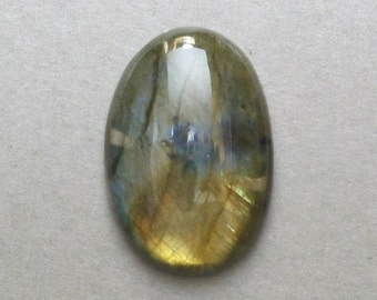LABRADORITE cabochon freeform 16X24mm designer cab