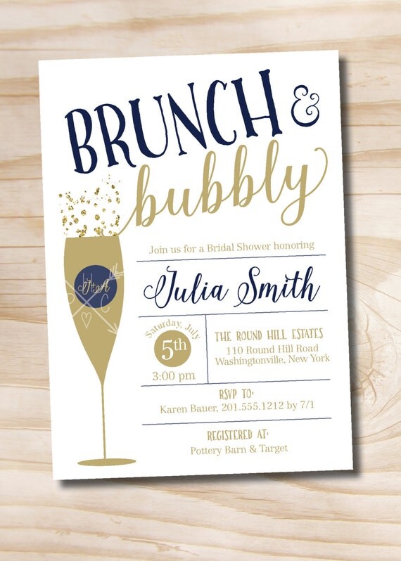 Brunch And Bubbly Invitations 4