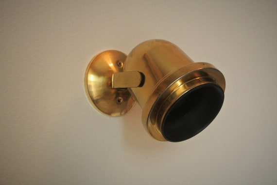 Vintage Brass Spotlight Wall Sconce by pepeandcarols on Etsy