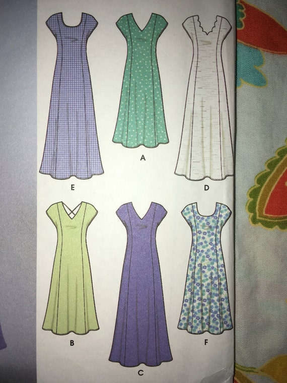 CLEARANCE Uncut Romantic Dress Pattern 5069 by See & Sew of