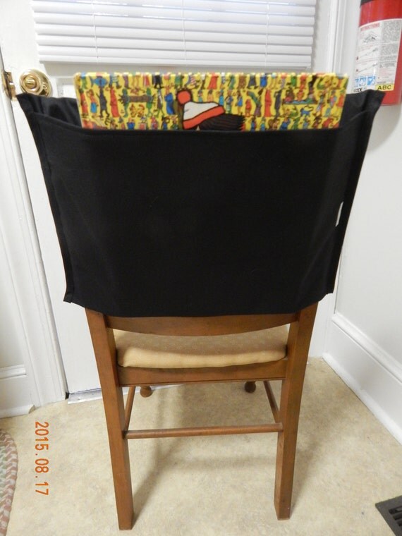 Chair Back Pocket 4 BLACK start 4.75 ea Classroom by sewnbynancy