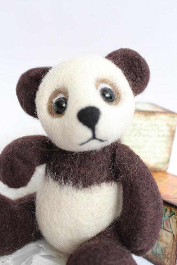 thread jointing teddy bear