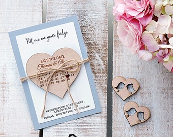 Calendar Save The Date Magnet, Custom Save The Date Magnet, Rustic Wood Save the Date, Calendar Save The Date, Rustic Wedding, Set of 20