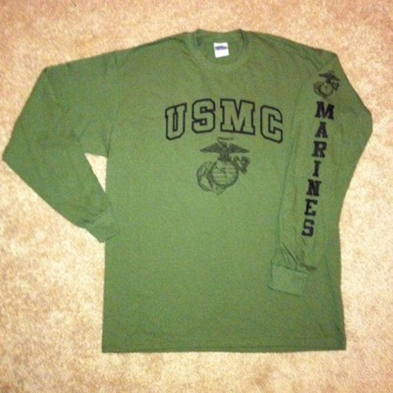 usmc pt shirts