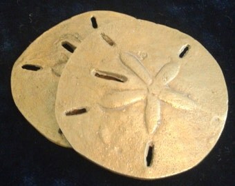 Vintage Brass Sand Dollar