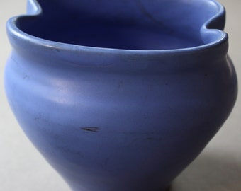 Louisville Pottery Company Cherokee Pottery Blue Vase
