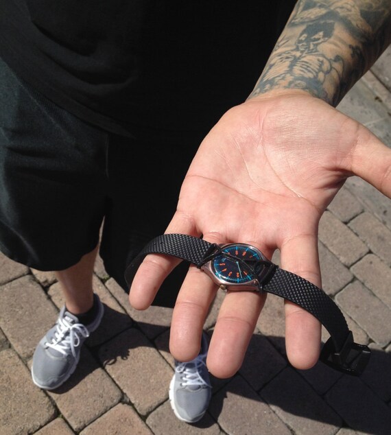 Vintage Black Watch Guard for Swatch Watch 1980s by WatchGuards