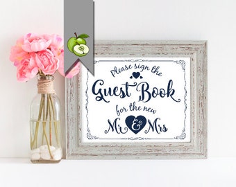 Guest book sign please sign a wine cork alternative guest