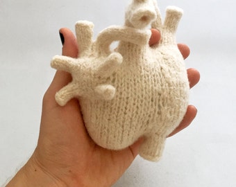 human heart plush